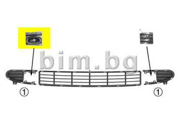 Капаче за дясна решетка в бронята за SEAT ALHAMBRA (7V8, 7V9) от 1996 до 2010