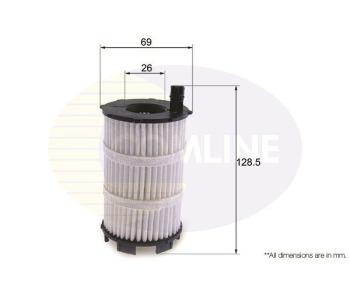 Маслен филтър COMLINE EOF209 за AUDI A4 Avant (8ED, B7) от 2004 до 2008