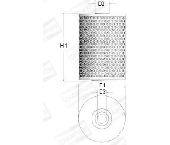 Маслен филтър CHAMPION X103/606 за MERCEDES C (W202) седан от 1993 до 2000