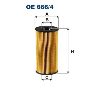 Маслен филтър FILTRON OE 666/4 за DACIA DOKKER пътнически от 2012