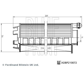 Маслен филтър BLUE PRINT ADBP210072 за MERCEDES GLS (X167) от 2019