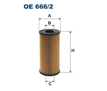 Маслен филтър FILTRON OE 666/2 за RENAULT TRAFIC II (FL) товарен от 2001 до 2014