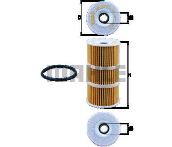 Маслен филтър KNECHT OX 389/1D за RENAULT MEGANE III (DZ0/1_) купе от 2008