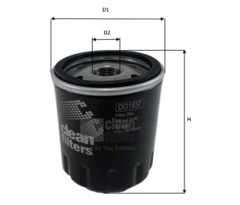 Маслен филтър CLEAN FILTERS DO1837 за CITROEN BERLINGO (B9) пътнически от 2008 до 2018