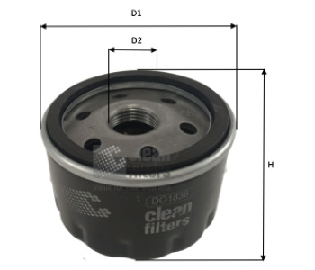 Маслен филтър CLEAN FILTERS DO1836 за HONDA CIVIC IX (FK) хечбек от 2012 до 2015