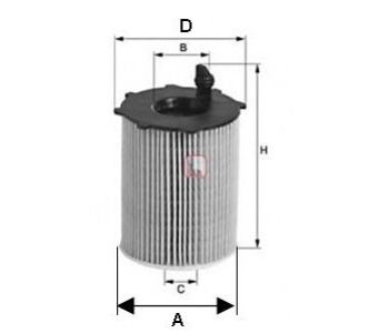 Маслен филтър SOFIMA S 5037 PE за FORD C-MAX II (DXA/CB7, DXA/CEU) от 2010