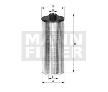 Маслен филтър MANN-FILTER HU 6018 z за OPEL INSIGNIA A (G09) хечбек от 2008 до 2017