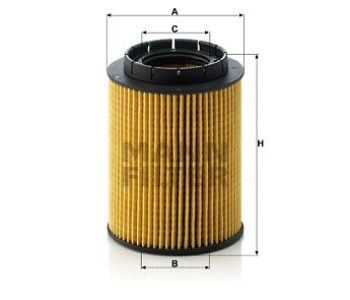 Маслен филтър MANN-FILTER HU 932/7 x за VOLKSWAGEN TOUAREG (7LA, 7L6, 7L7) от 2002 до 2010