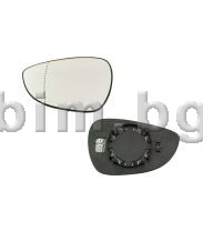 Стъкло за огледало ляво асферично с подгрев за FORD FIESTA VI от 2008 до 2017