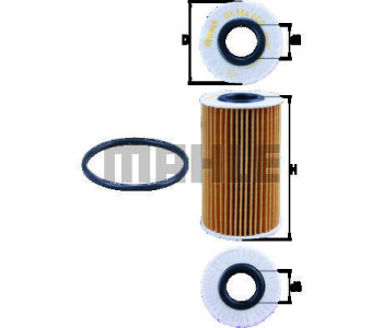 Маслен филтър KNECHT OX 554D1 за LEXUS GS (GRL1, GWL1) от 2012