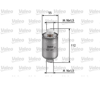 Горивен филтър VALEO 587201 за ROVER 200 (XW) купе от 1992 до 1999