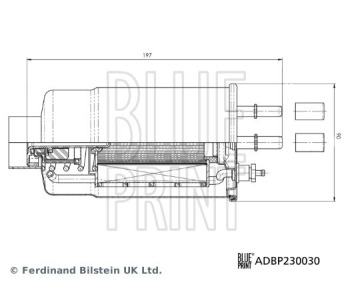 Горивен филтър BLUE PRINT ADBP230030 за FIAT DUCATO (250) товарен от 2006