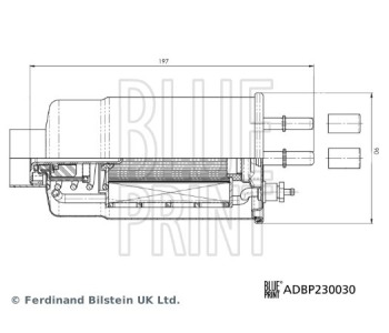 Горивен филтър BLUE PRINT ADBP230030 за PEUGEOT BOXER товарен от 2006