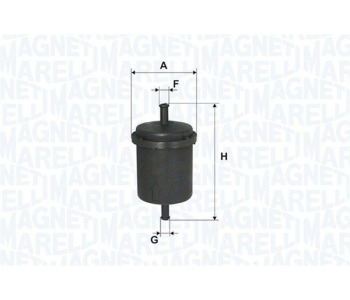 Горивен филтър MAGNETI MARELLI 153071760195 за FIAT TEMPRA (159) от 1990 до 1996