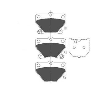 Горивен филтър KAVO PARTS KF-1461 за KIA PREGIO товарен от 1997 до 2004