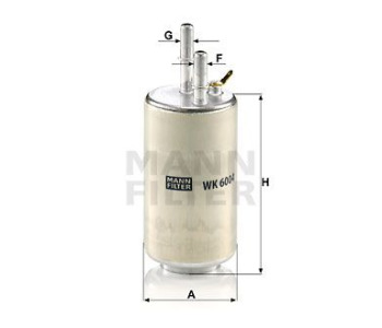Горивен филтър MANN-FILTER WK 6013 за HYUNDAI SANTA FE I (SM) от 2000 до 2006