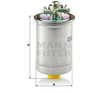 Горивен филтър MANN-FILTER WK 824/1 за KIA SORENTO I (JC) от 2002 до 2009