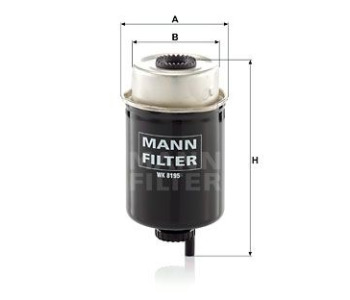 Горивен филтър MANN-FILTER WK 820/15 за MERCEDES SPRINTER NCV3 (W906) 3.5T платформа от 2006 до 2018