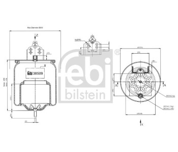 Горивен филтър FEBI BILSTEIN 38864 за VOLKSWAGEN GOLF V (1K5) комби от 2007 до 2009