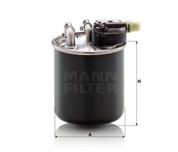 Горивен филтър MANN-FILTER WK 822/2 за VOLVO XC90 I от 2002 до 2014
