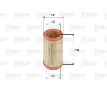 Въздушен филтър VALEO 585611 за ALFA ROMEO GTV (916C_) от 1994 до 2005