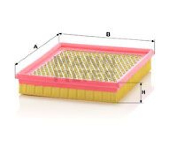 Въздушен филтър MANN-FILTER C 2372 за CHRYSLER STRATUS кабриолет (JX) от 1996 до 2001