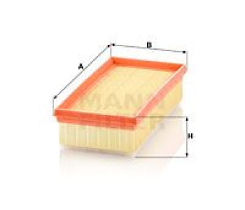 Въздушен филтър MANN-FILTER C 24 120 за CITROEN C1 II от 2014