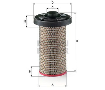Въздушен филтър MANN-FILTER C 14 150 за PEUGEOT J5 (290L) платформа от 1990 до 1994