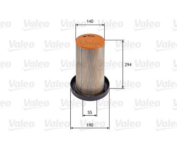 Въздушен филтър VALEO 585637 за PEUGEOT J5 (290L) платформа от 1990 до 1994