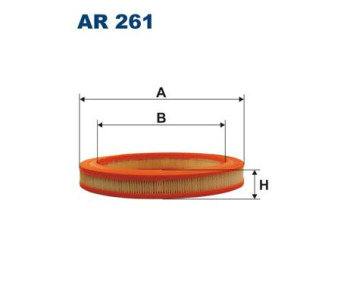 Въздушен филтър FILTRON AR 261 за FORD ESCORT III (AWA) комби от 1980 до 1985