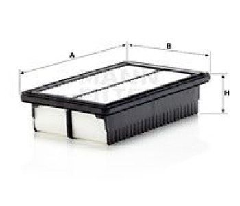 Въздушен филтър MANN-FILTER C 25 002 за HYUNDAI i20 (GB) купе от 2015