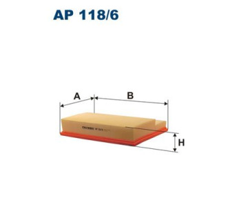 Въздушен филтър FILTRON AP 118/6