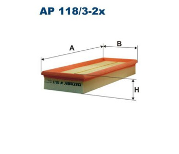 Въздушен филтър FILTRON AP 118/3-2x за MERCEDES C (S203) комби от 2001 до 2007