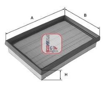 Въздушен филтър SOFIMA S 3485 A за MERCEDES C (C205) купе от 2015