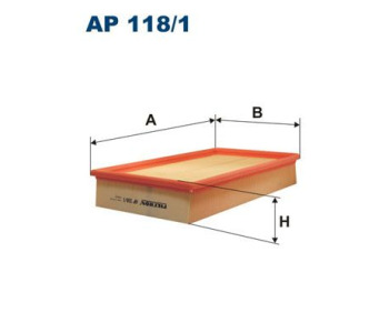 Въздушен филтър FILTRON AP 118/1 за MERCEDES E (S210) комби от 1996 до 2003