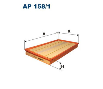 Въздушен филтър FILTRON AP 158/1 за MERCEDES VIANO (W639) от 2003 до 2014