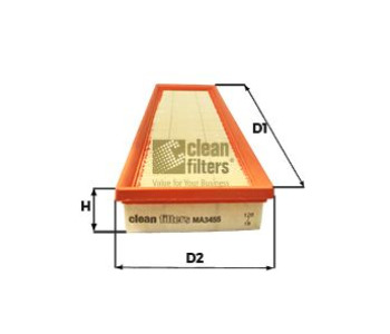Въздушен филтър CLEAN FILTERS MA3455 за MINI COOPER (R56) от 2005 до 2013