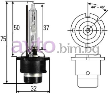 Крушка D2S 12V 35W P32d-2 - Hella