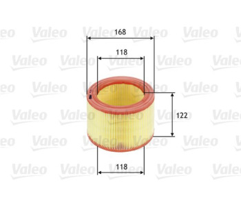 Въздушен филтър VALEO 585600 за CITROEN ZX (N2) от 1991 до 1997