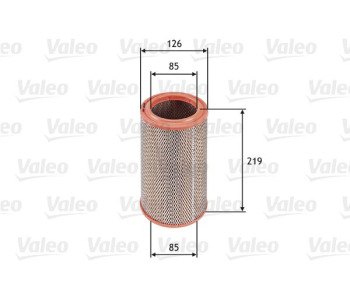 Въздушен филтър VALEO 585609 за RENAULT FUEGO (136_) от 1980 до 1992