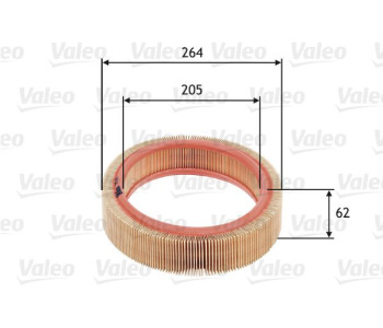 Въздушен филтър VALEO 585607 за RENAULT 9 (L42_) от 1981 до 1997