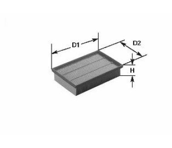 Въздушен филтър CLEAN FILTERS MA1146 за SAAB 9-3 (YS3D) от 1998 до 2003