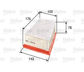 Въздушен филтър VALEO 585026 за RENAULT LOGAN I (KS_) комби от 2007