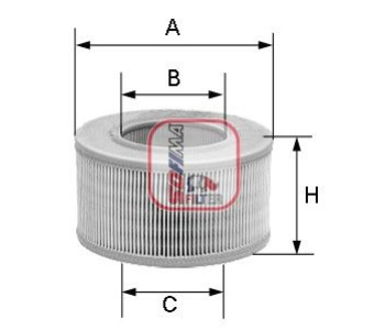 Въздушен филтър SOFIMA S 7149 A за RENAULT 19 I (B/C53_) хечбек от 1988 до 1996