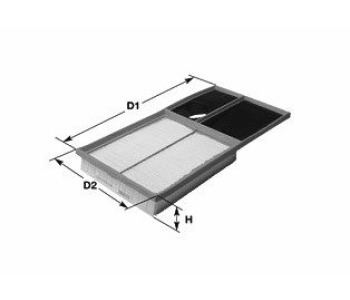 Въздушен филтър CLEAN FILTERS MA3105 за VOLKSWAGEN GOLF V (1K5) комби от 2007 до 2009