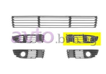 Решетка броня предна лява без дупки за халогени за VOLKSWAGEN PASSAT B5.5 (3B3) седан от 2000 до 2005