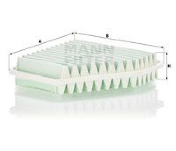 Въздушен филтър MANN-FILTER C 26 003 за LEXUS ES (VCV10, VZV21) от 1989 до 1997
