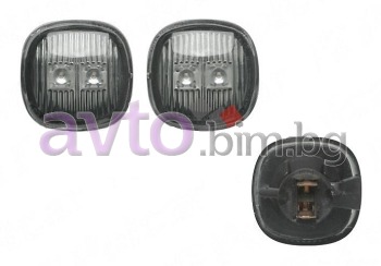 Мигачи в калника ляв и десен LED tuning черен КОМПЛЕКТ за SEAT IBIZA II (6K2) от 1999 до 2002