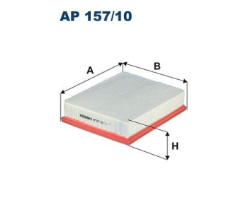 Въздушен филтър FILTRON AP 157/10 за MAN TGE (UZ_) платформа от 2016