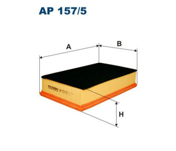 Въздушен филтър FILTRON AP 157/5 за VOLKSWAGEN TRANSPORTER V (7HA, 7HH, 7EA, 7EH) товарен от 2003 до 2015